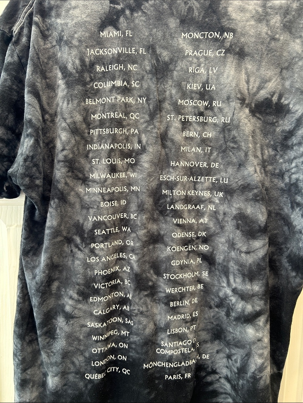 Imagine Dragons World Tour 2022 Tie Dye Band T-Shirt Large Concert Tee - Picture 4 of 7